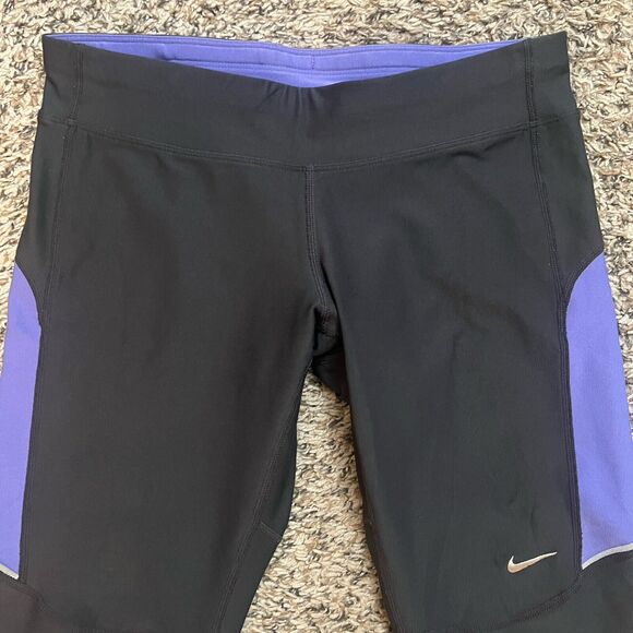 Nike women’s dri fit Nike running capri leggings size Small - Picture 2 of 7